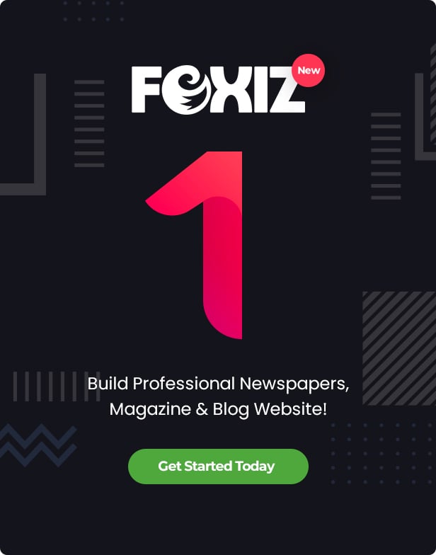 foxiz wordpress news theme version 1